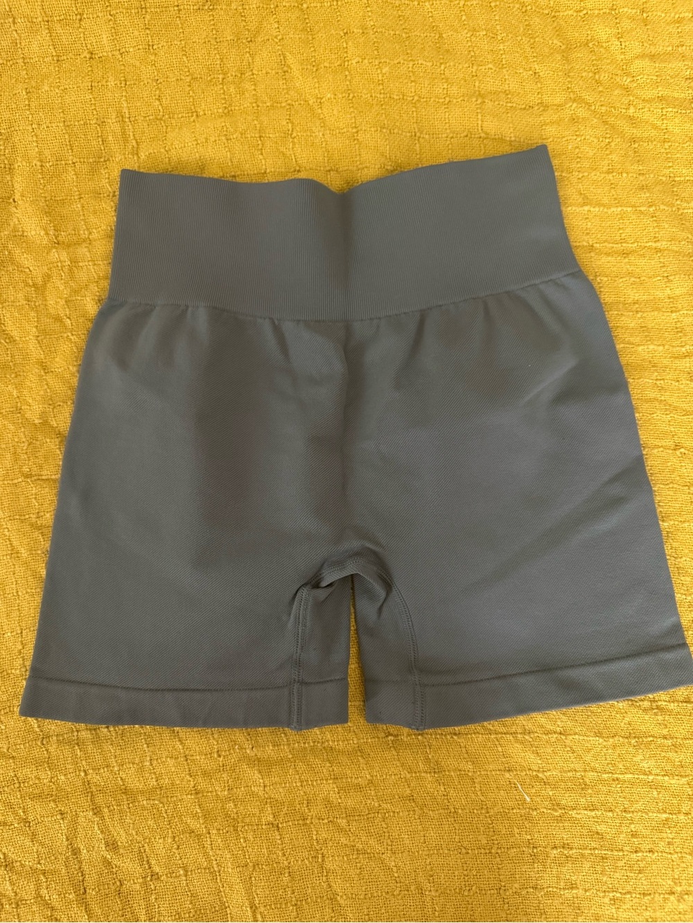 High-Rise Gray Bike Shorts for Women